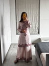 FF Kashmiri Style Viscose Masleen Digital Printed Co Ord Set Wholesalers In Delhi